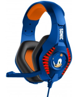 Детски слушалки OTL Technologies - Pro G5 Sonic The Hedgehog, сини