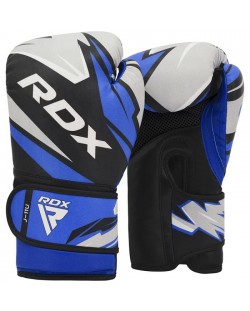 Детски боксови ръкавици RDX - J11, 6 oz, сини/черни