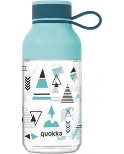 Детска бутилка за вода Quokka Kids - Ice, Indian, 430 ml