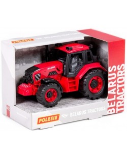 Детска играчка Polesie - Трактор, червен