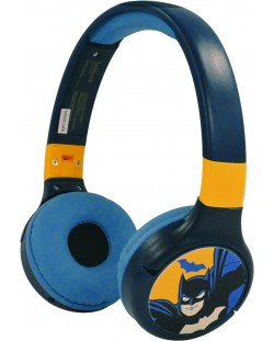 Детски слушалки Lexibook - Batman HPBT010BAT, безжични, сини