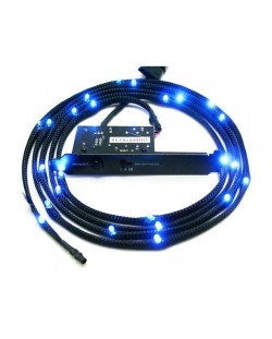LED лента NZXT - Sleeved LED Kit, Blue CB, черна