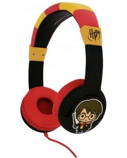 Детски слушалки OTL Technologies - Harry Potter Chibi, червени