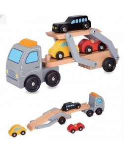 Детски автовоз с три колички Classic World