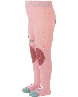 Детски чорапогащник за пълзене Sterntaler - Пеперуда, 92 cm, 2-3 години, розов