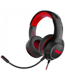 Детски слушалки OTL Technologies - Pro G4 Batman, черни/червени