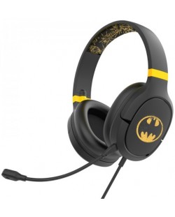 Детски слушалки OTL Technologies - Pro G1 Batman, черни/жълти