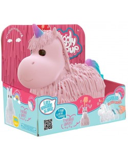 Детска играчка Eolo Toys Jiggly Pets - Рошльо еднорог със звуци, розов