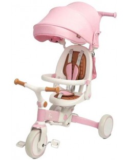 Детска триколка 2 в 1 Caretero Toyz - Faro, розова