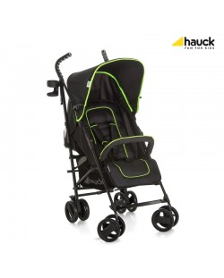 Детска лятна количка Hauck - Speed Plus S, Caviar/Neon Yellow