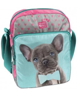 Детска чанта през рамо Paso Studio Pets - Куче с папионка