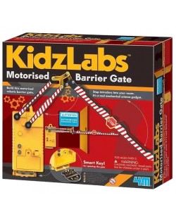 Играчка за сглобяване 4M Kidz Labs - Моторизирана бариера