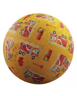 Детска топка за игра Crocodile Creek - Пожарна, 13 cm