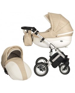 Детска количка 2 в 1 Baby Merc - Style, бежова