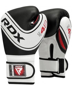 Детски боксови ръкавици RDX - 4B Robo , бели/черни