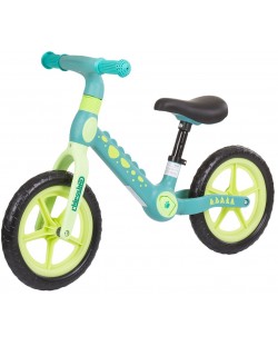 Детско колело за баланс Chipolino - Дино, синьо и зелено