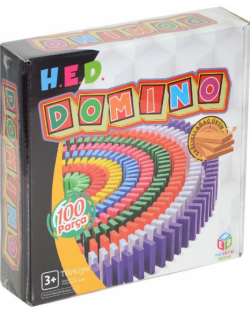 Детска игра H.E.D - Хоби домино, 100 броя