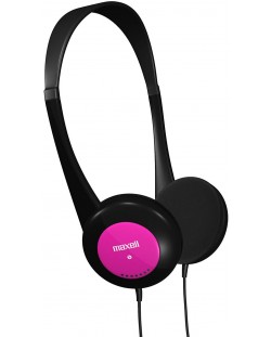 Детски слушалки Maxell - Kids, розови/черни