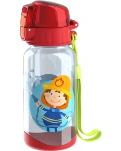 Детска бутилка Haba - Пожарникар, 400 ml