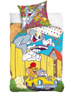 Детски спален комплект от 2 части Sonne - Tom & Jerry Happy