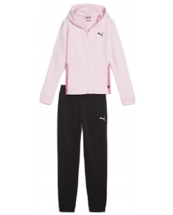 Детски спортен екип Puma - Hooded Sweatsuit , розов