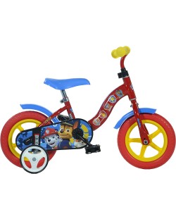 Детски велосипед Dino Bikes - Paw Patrol, 10'', червен