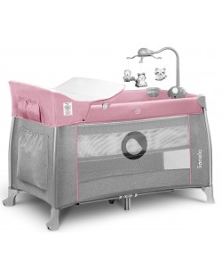 Детско сгъваемо легло Lionelo - Thomi, розово