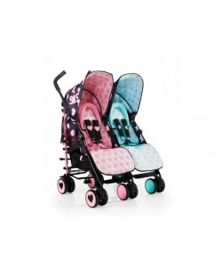 Детска количка за близнаци Cosatto Supa Dupa - Sis & Bro