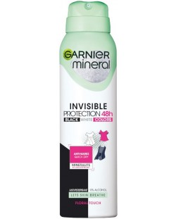 Garnier Mineral Спрей дезодорант Invisible, floral touch, 150 ml