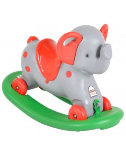 Детска играчка за люлеенe Pilsan - Слонче, сива