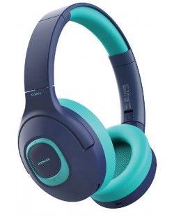 Детски слушалки ProMate - Coddy, безжични, Aqua