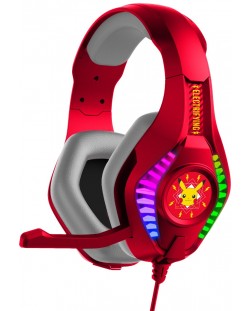 Детски слушалки OTL Technologies - Pro G5 Pokemon Еlectric, червени