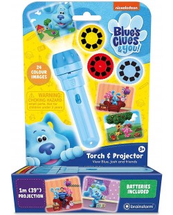 Детска играчка Brainstorm - Фенерче с прожектор, Blue's Clues