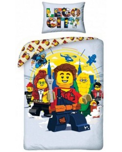 Детски спален комплект LEGO City 1048BL