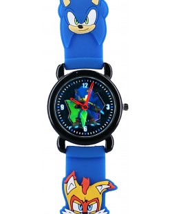 Детски часовник Vadobag Kids Time - Sonic, гладка каишка