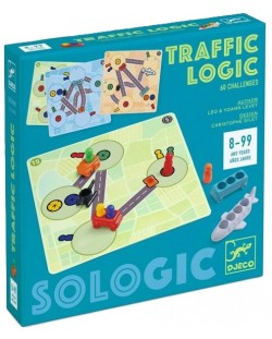 Детска логическа игра Djeco Sologic - Трафик