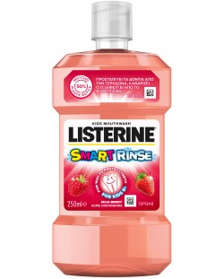 Listerine Детска вода за уста Smart Rinse, 250 ml
