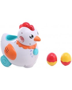 Детска играчка Ntoys - Музикална кокошка Cluck Cluck