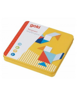 Детска игра Goki - Магнитен танграм