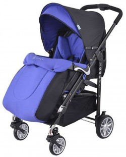 Комбинирана детска количка Zooper - Waltz, Royal Blue Plaid