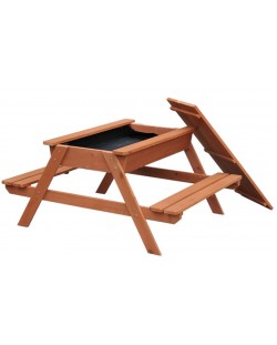 Детска дървена маса и пясъчник 2 в 1 Ginger Home
