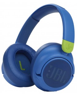 Детски слушалки JBL - JR 460NC, безжични, сини