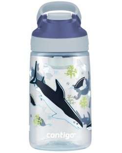 Детска бутилка за вода Contigo Gizmo Sip - Акула