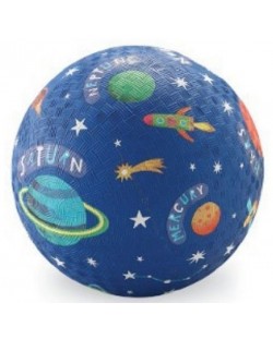 Детска топка за игра Crocodile Creek - Космос, 18 cm