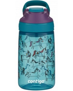 Детска бутилка за вода Contigo Gizmo Sip - Еднорог