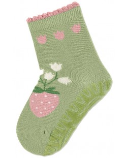 Детски чорапи със силикон Sterntaler - С ягода, 27/28 размер, 4-5 години