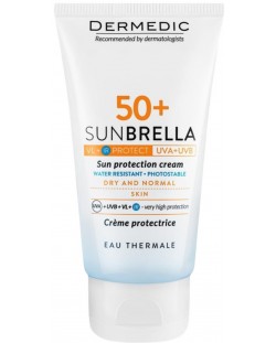 Dermedic Sunbrella Слънцезащитен крем, за суха и нормална кожа, SPF50+, 50 ml