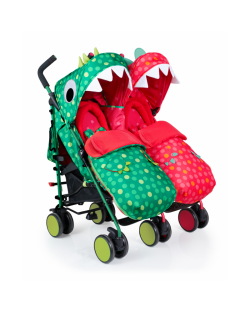 Детска количка за близнаци Cosatto Supa Dupa - Dinomee and Mo