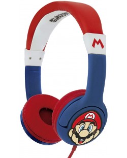 Детски слушалки OTL Technologies - Super Mario, сини