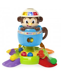 Детска играчка Bright Starts - Hide'n Spin, Маймунка